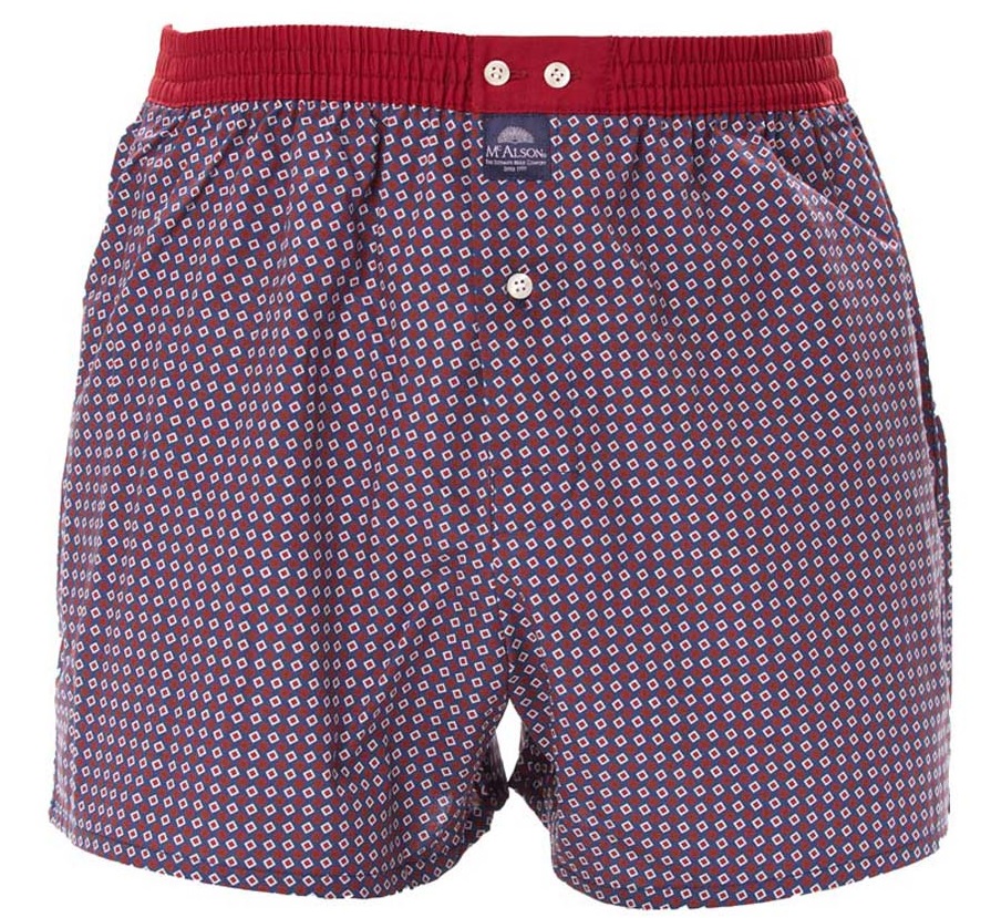 McAlson Boxer blauw met printje