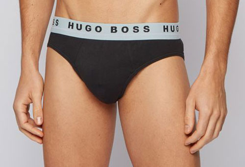 Hugo Boss slips heren stretch katoen zwart
