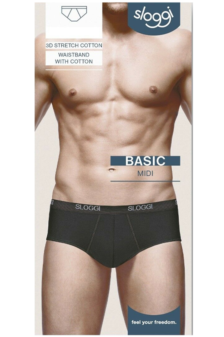 Sloggi Basic midi slip zwart