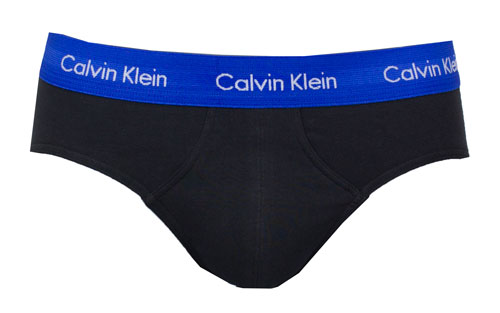 Calvin Klein slips 3-pack heren blauw