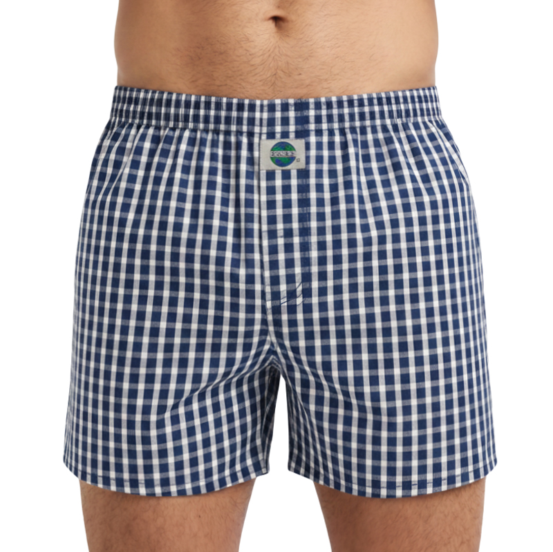 Deal boxer blauw-wit ruitje 192303