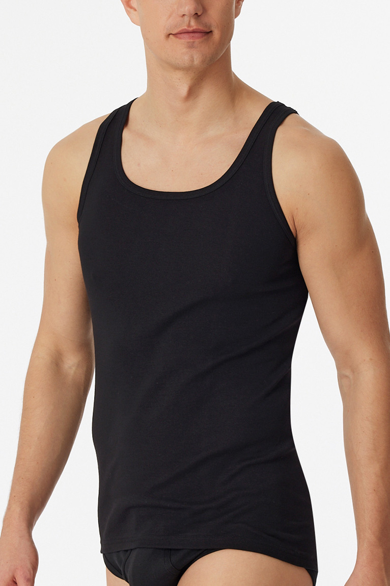 Schiesser hemden original classics 2-pack zwart