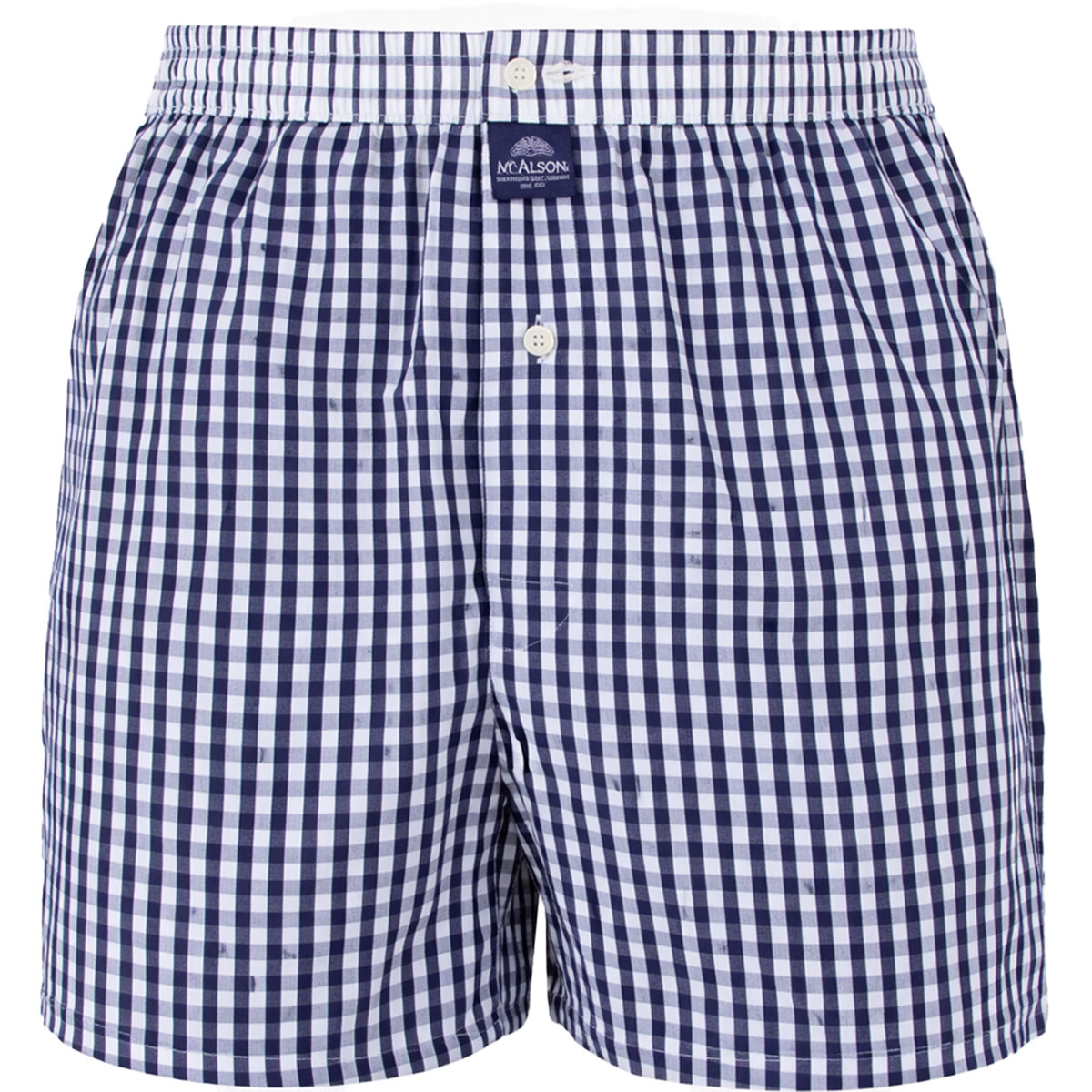 Mc Alson Boxer Checkered navy blue