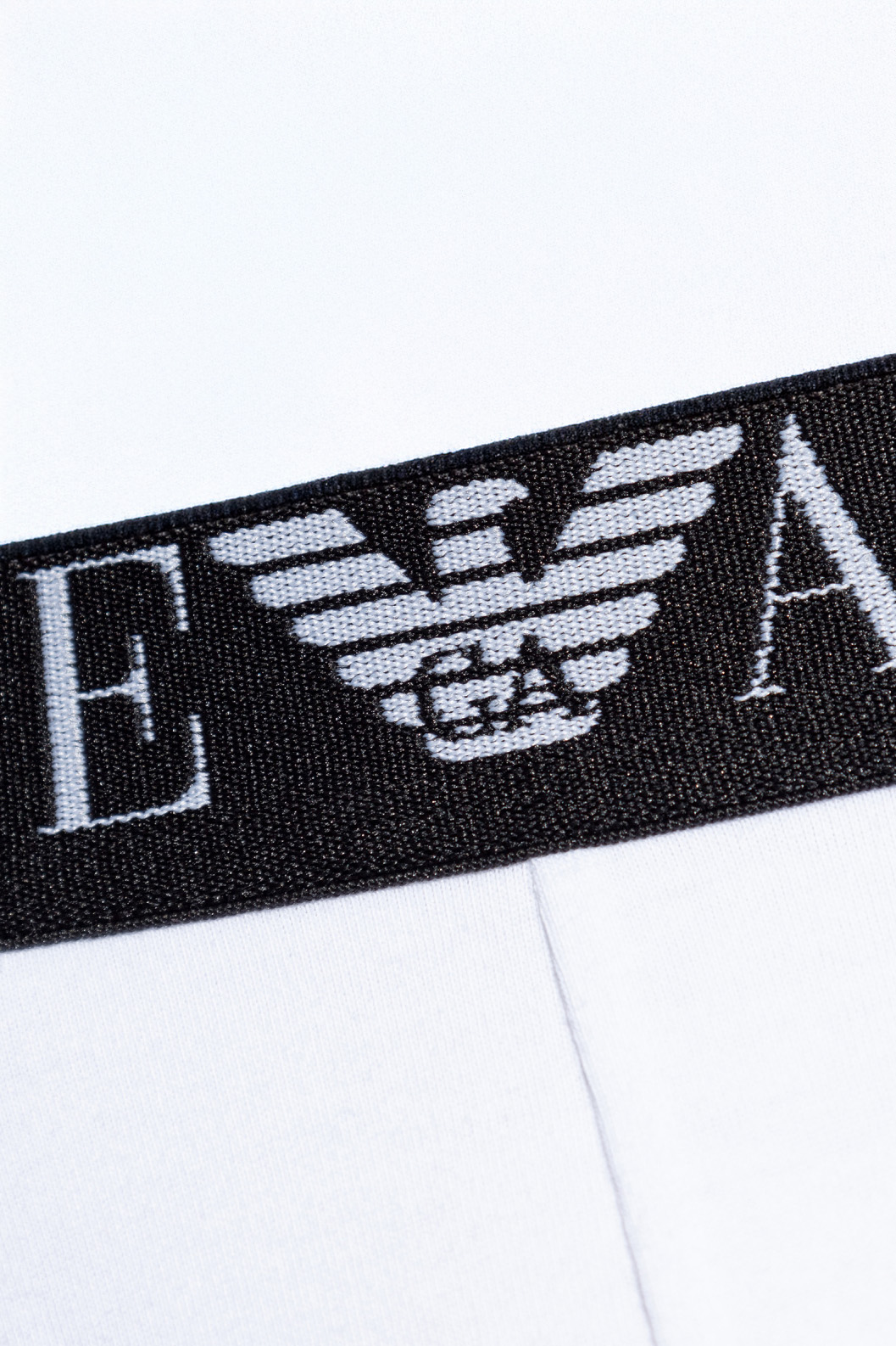 Armani slips EA logo band 3-pack wit