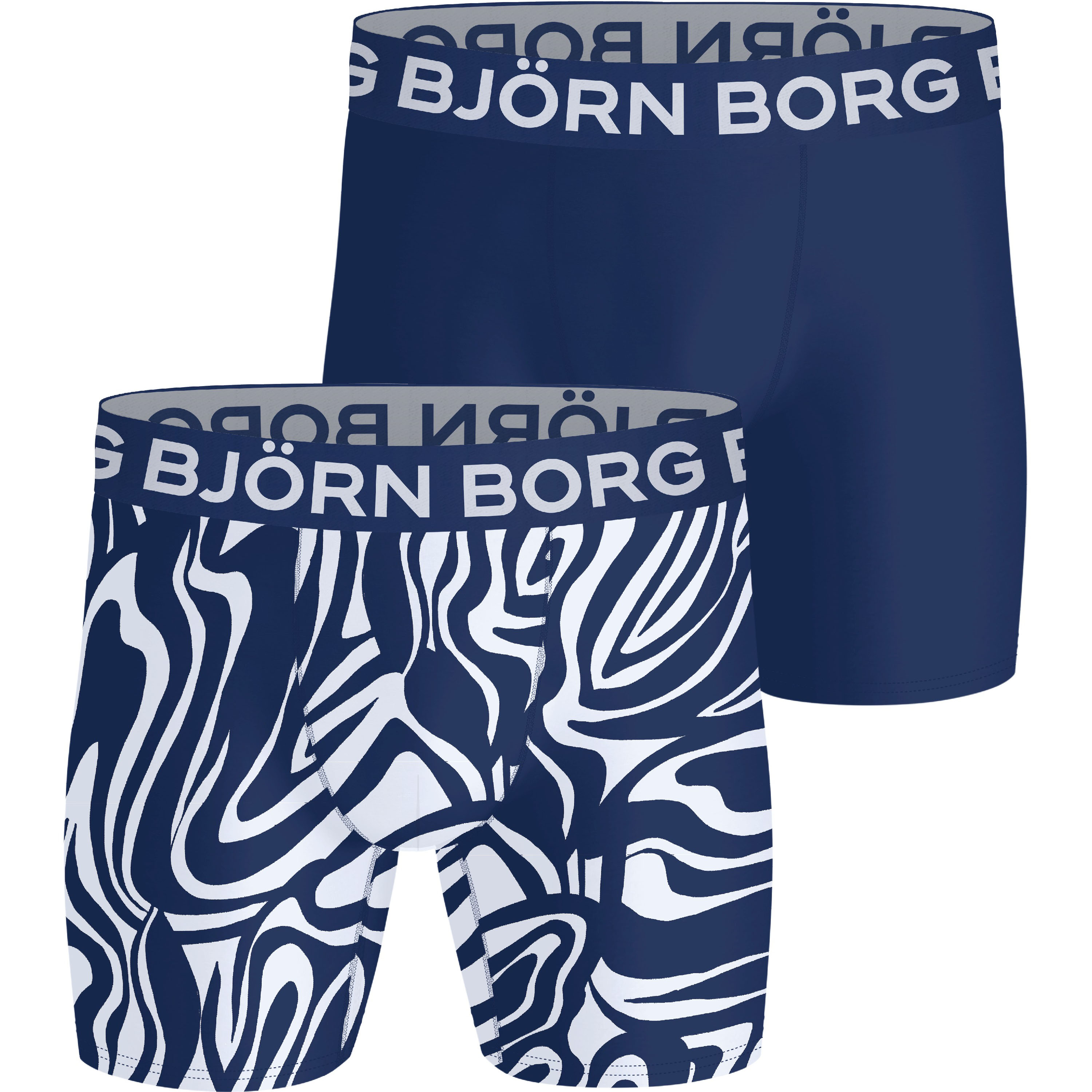 Bjorn Borg Boxershorts sports microfiber 2-pack blauw