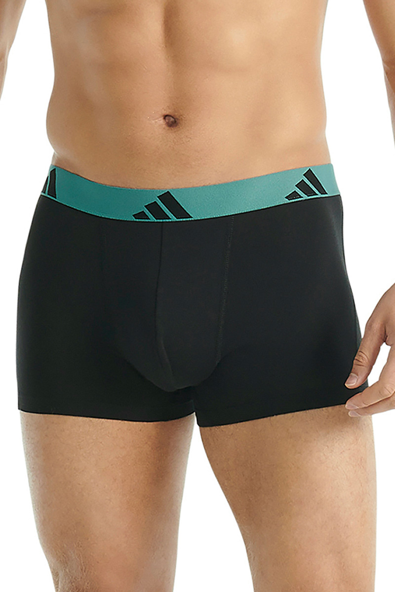 Adidas boxershorts Flex cotton 3-pack zwart