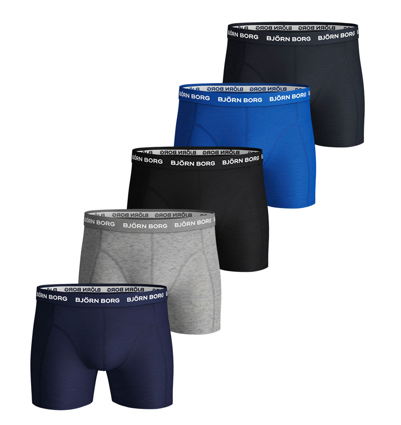 Bjorn Borg boxershorts Essential 5-pack blauw