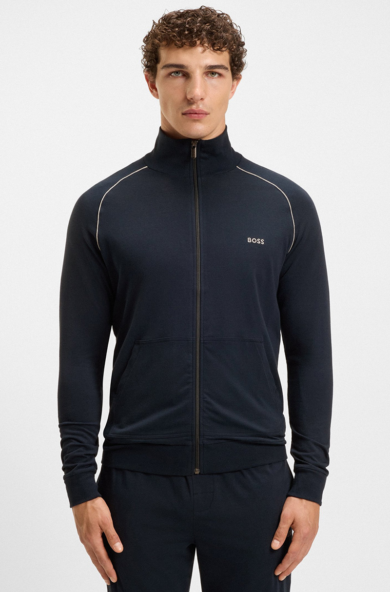 Boss Mix-Match vest blauw 