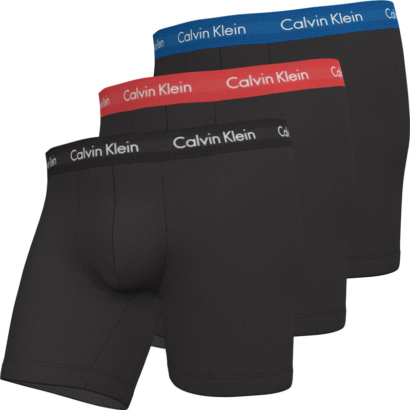 Calvin Klein long boxershorts 3-pack zwart 