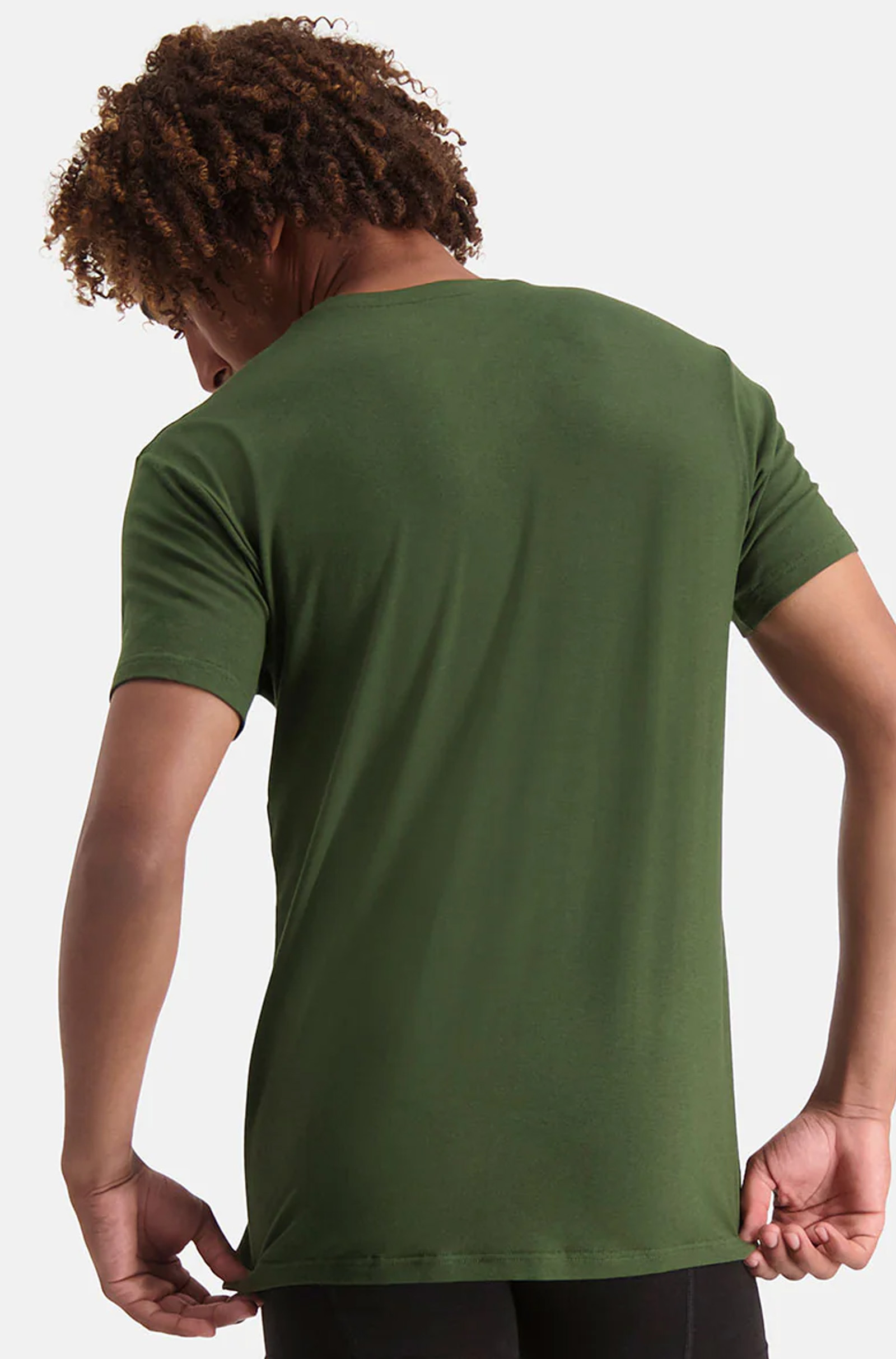 Bamboo basics T-shirts Ruben 2-pack khaki