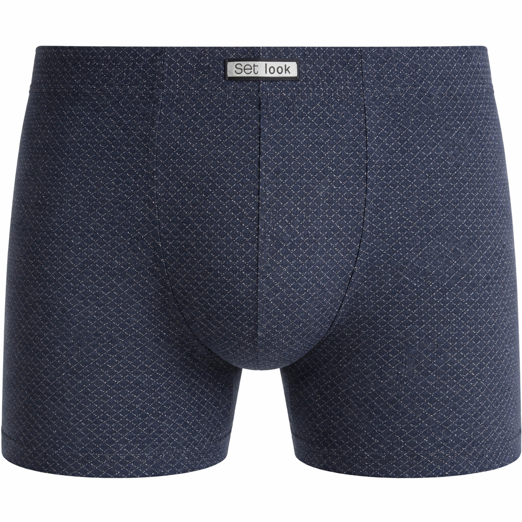 Set Boxershort Milano microfiber blauw