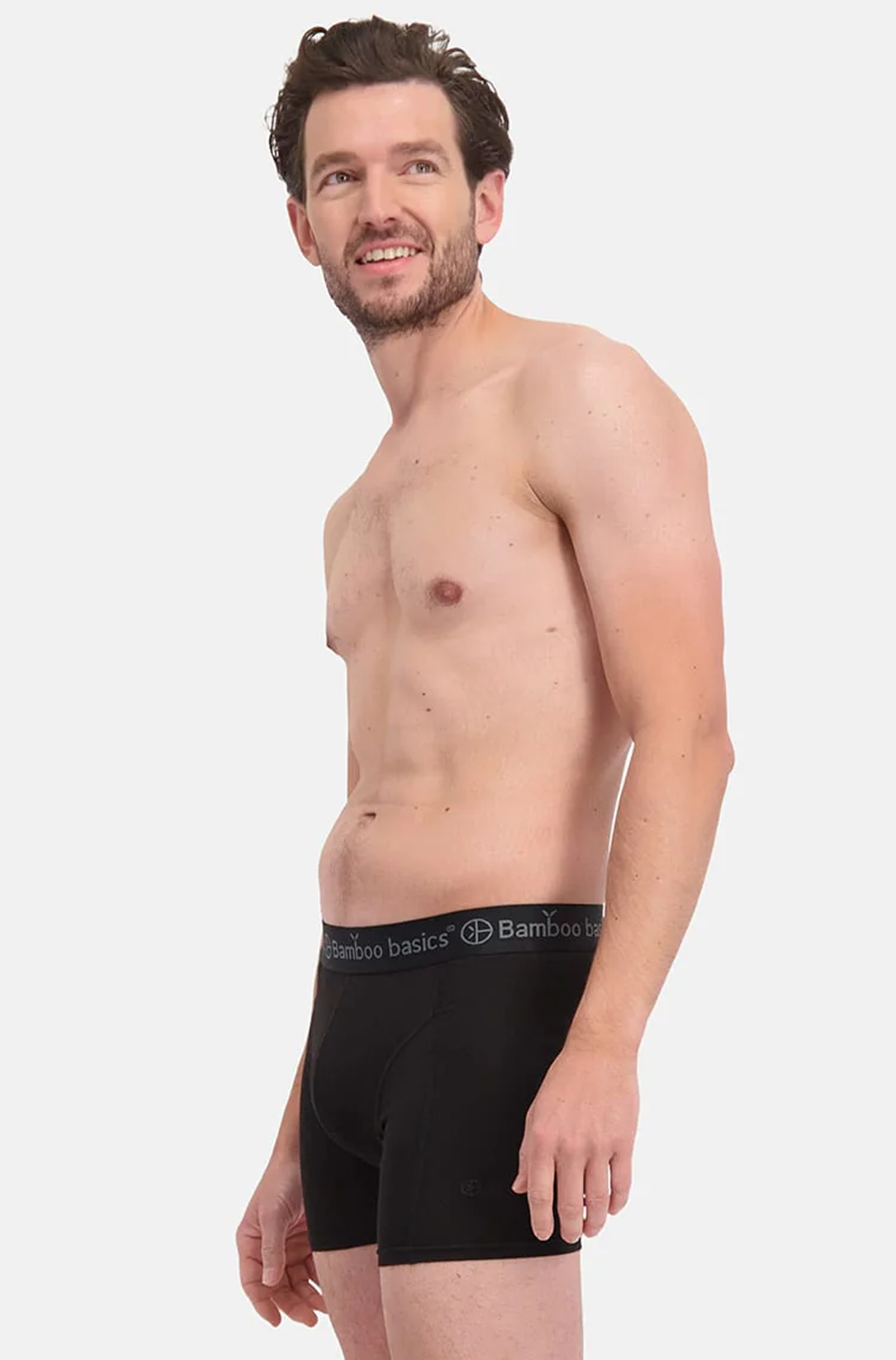 Bamboo basics 3-pack boxers Rico blauw-zwart