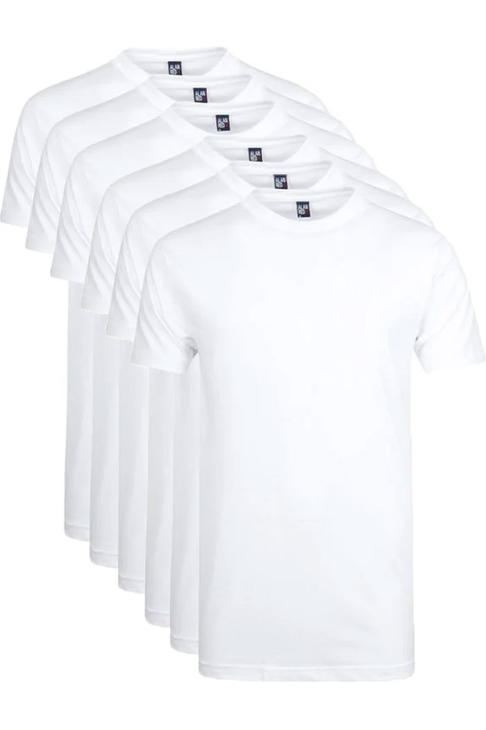 Alan Red Virginia actie T-shirts 6-pack