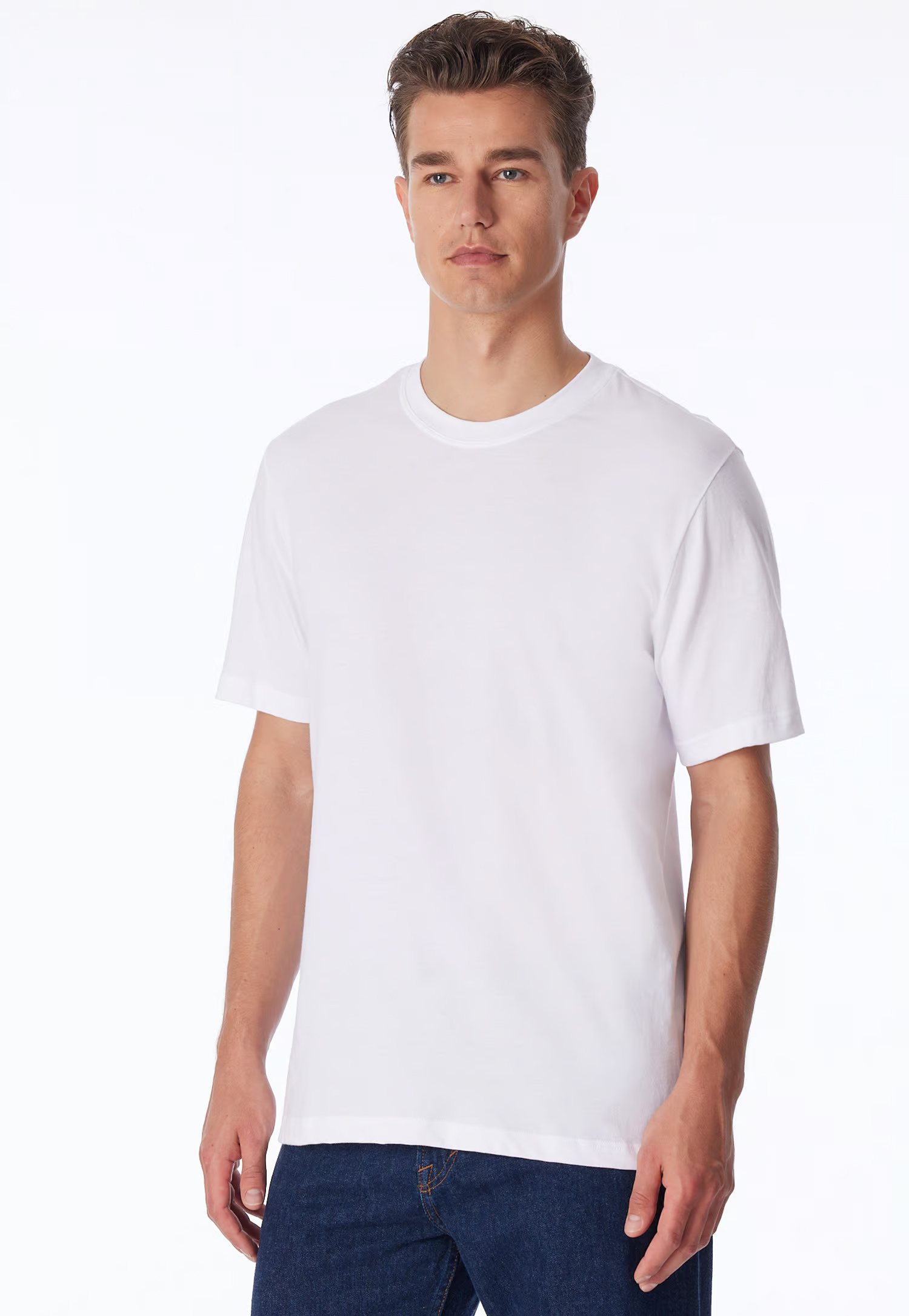 Schiesser American T-shirt 4-pack wit