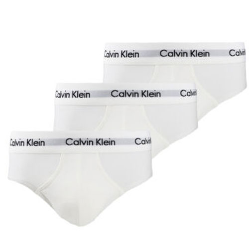 Calvin Klein slips cotton stretch 3-pack wit