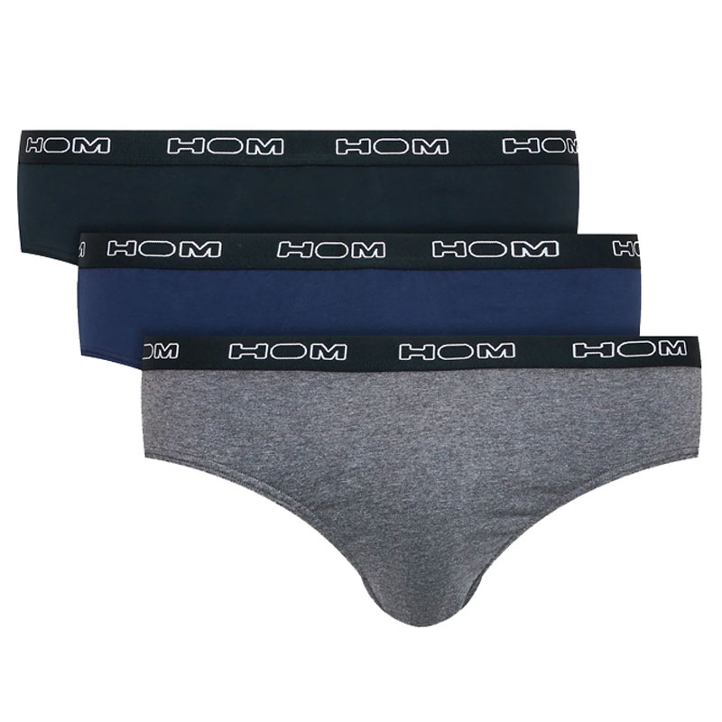 Hom Mini slips boxerline 3-pack zwart