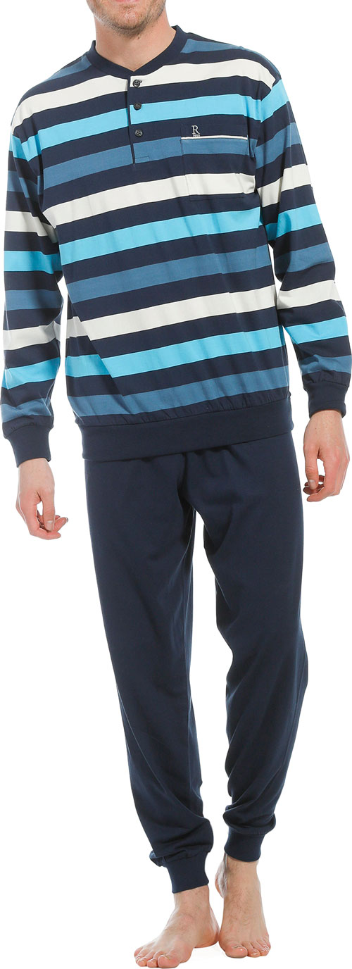 Robson pyjama met knopen voorkant
