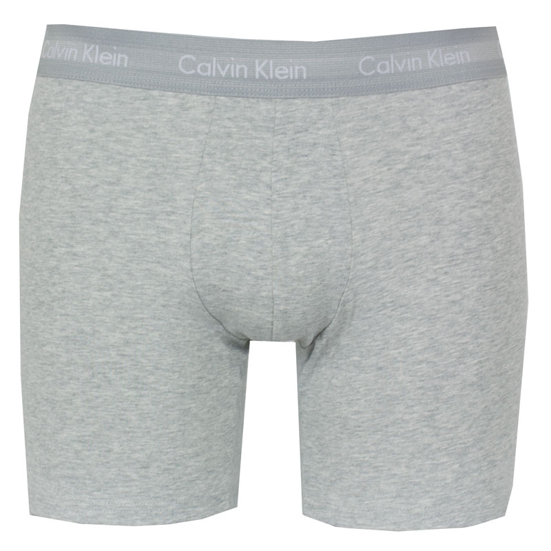 Calvin Klein boxershorts long 3-pack grijs