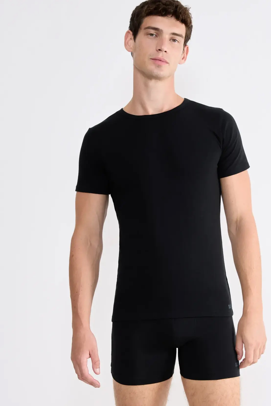 Sloggi T-shirts GO ABC 2-pack zwart