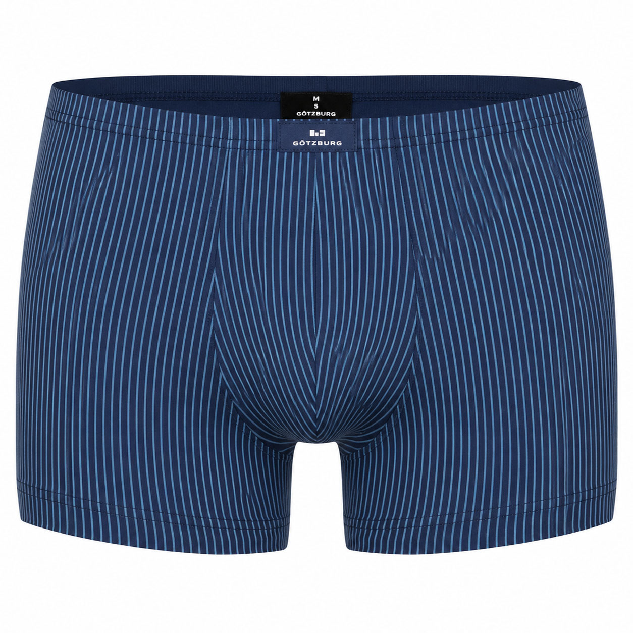 Gotzburg Boxershort met streepjes blauw