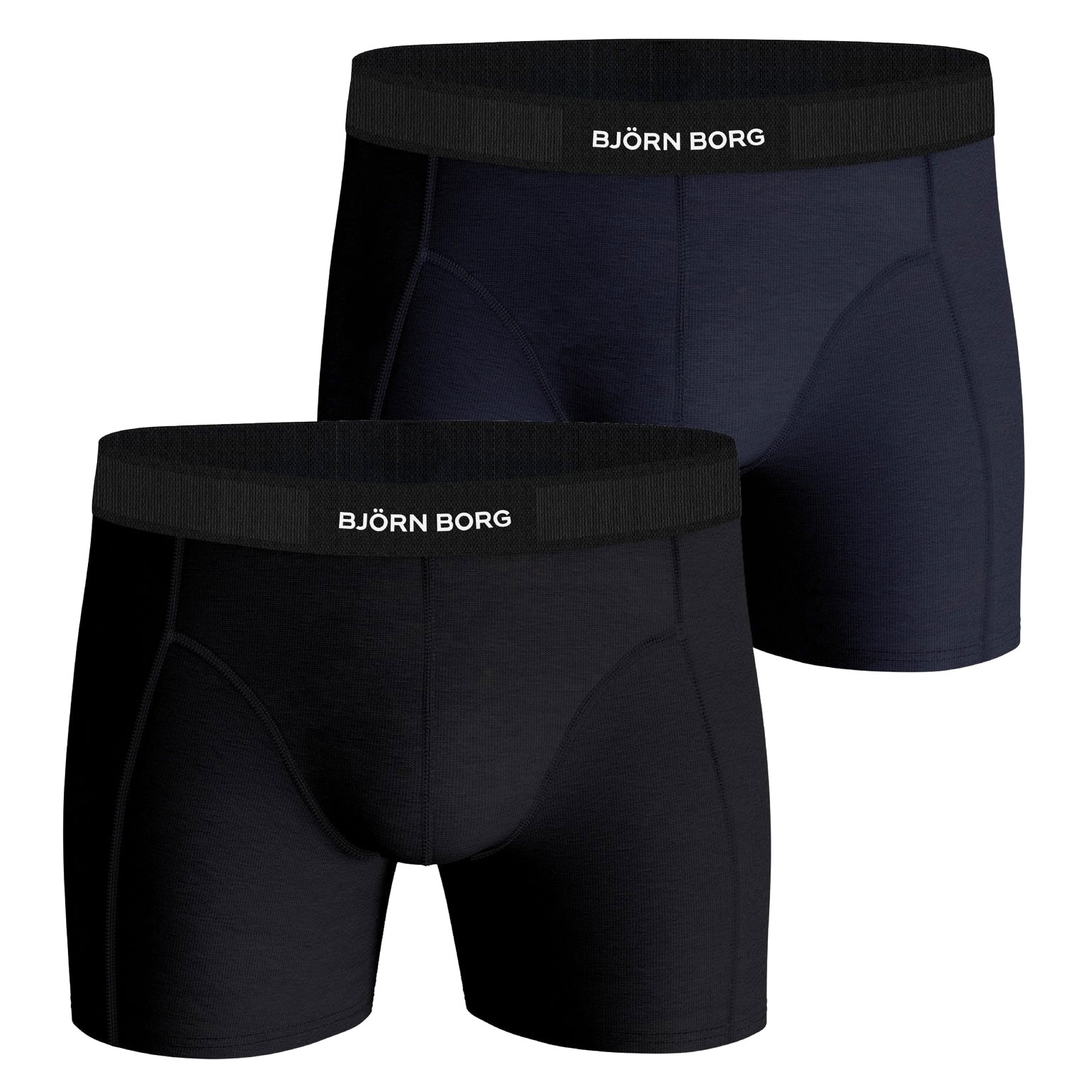 Bjorn Borg Boxershort Organic cotton 2-pack zwart-blauw