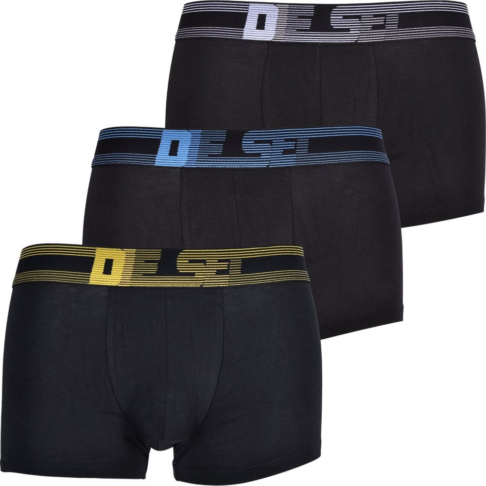 Diesel Boxershorts Damien 3-pack zwart