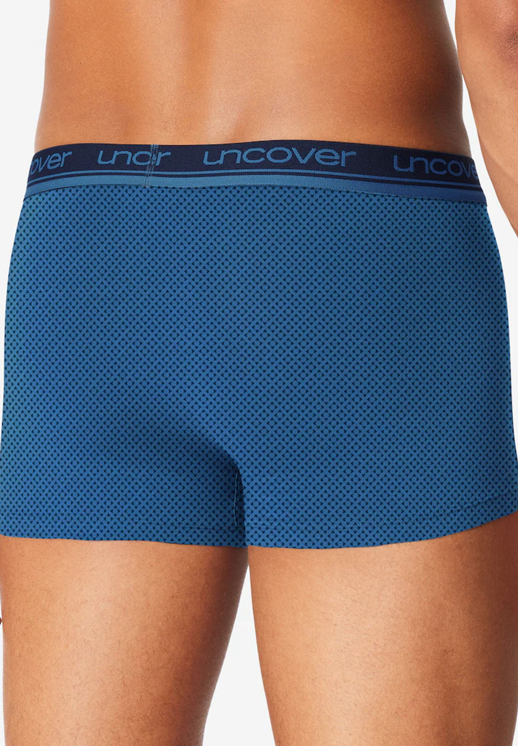 Schiesser Boxershorts Uncover 3-pack blauw