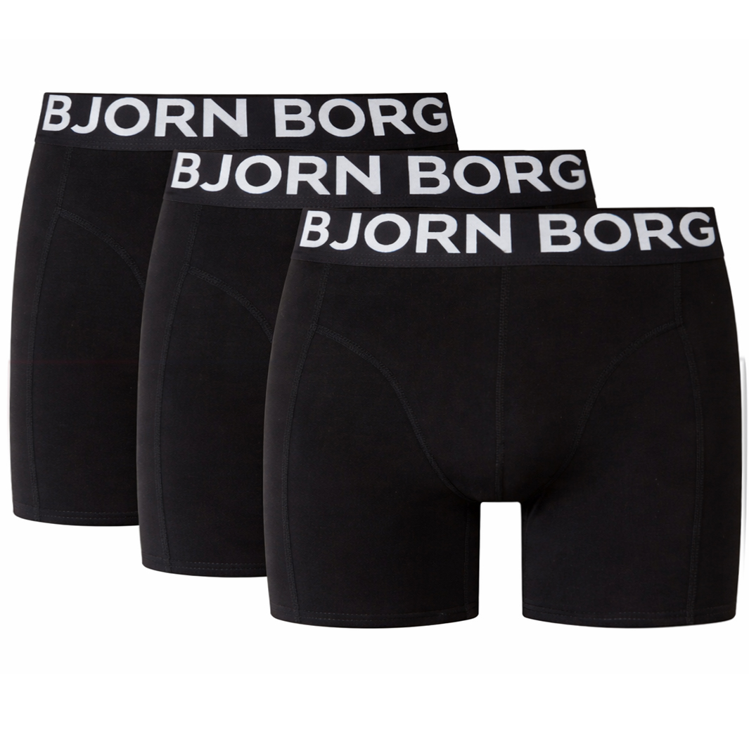 Bjorn Borg Boxershorts Organic cotton 3-pack zwart