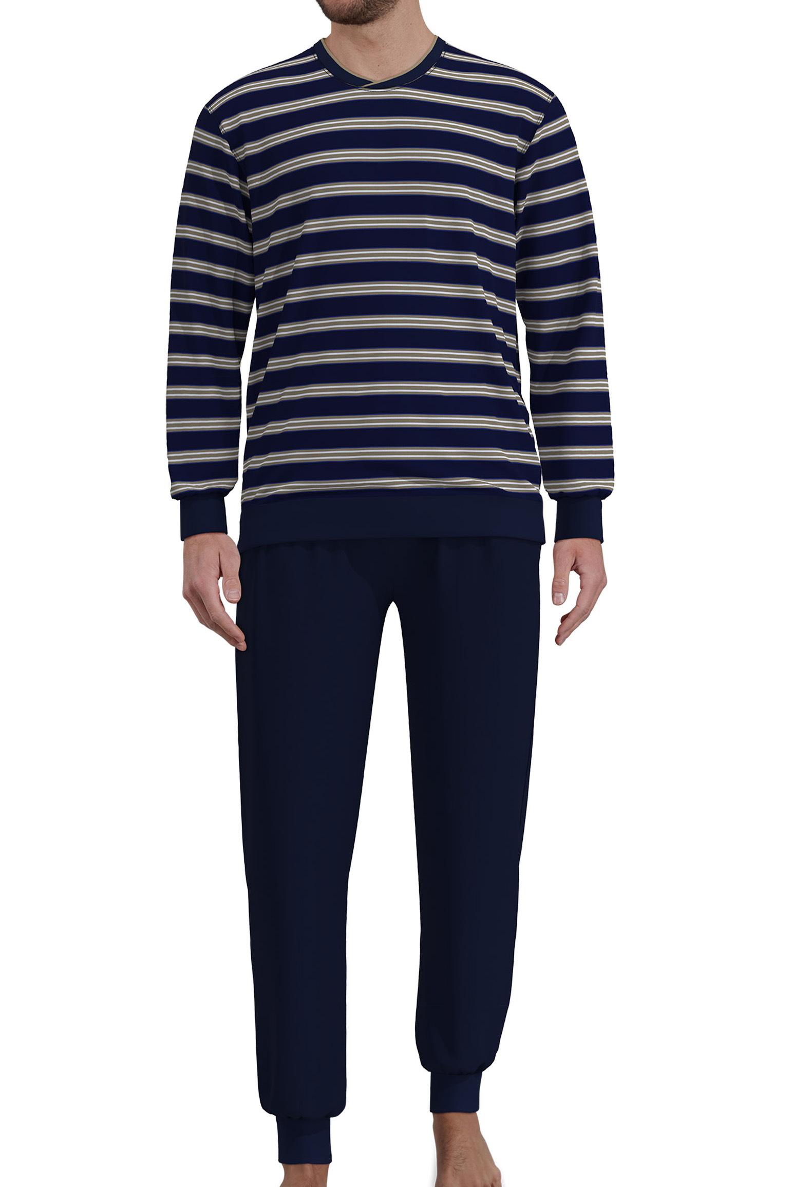 Gotzburg interlock pyjama blauw