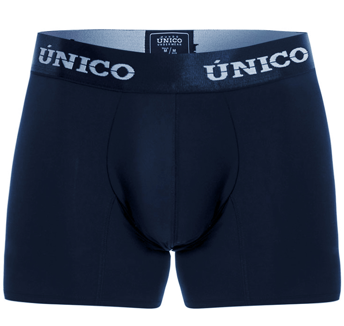Mundo Unico boxershort long Microfiber blauw