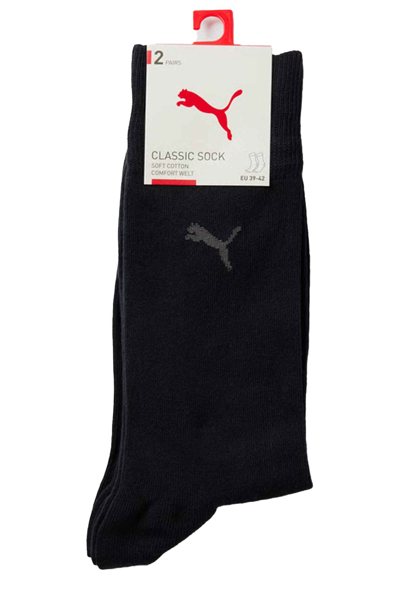 Puma Sokken classic 2-paar zwart