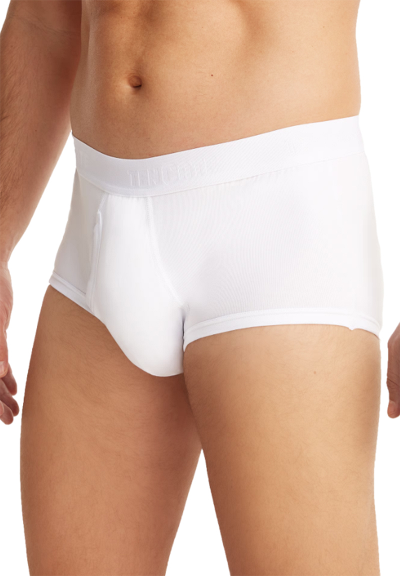 Ten Cate Organic classic slip met gulp 2-pack wit