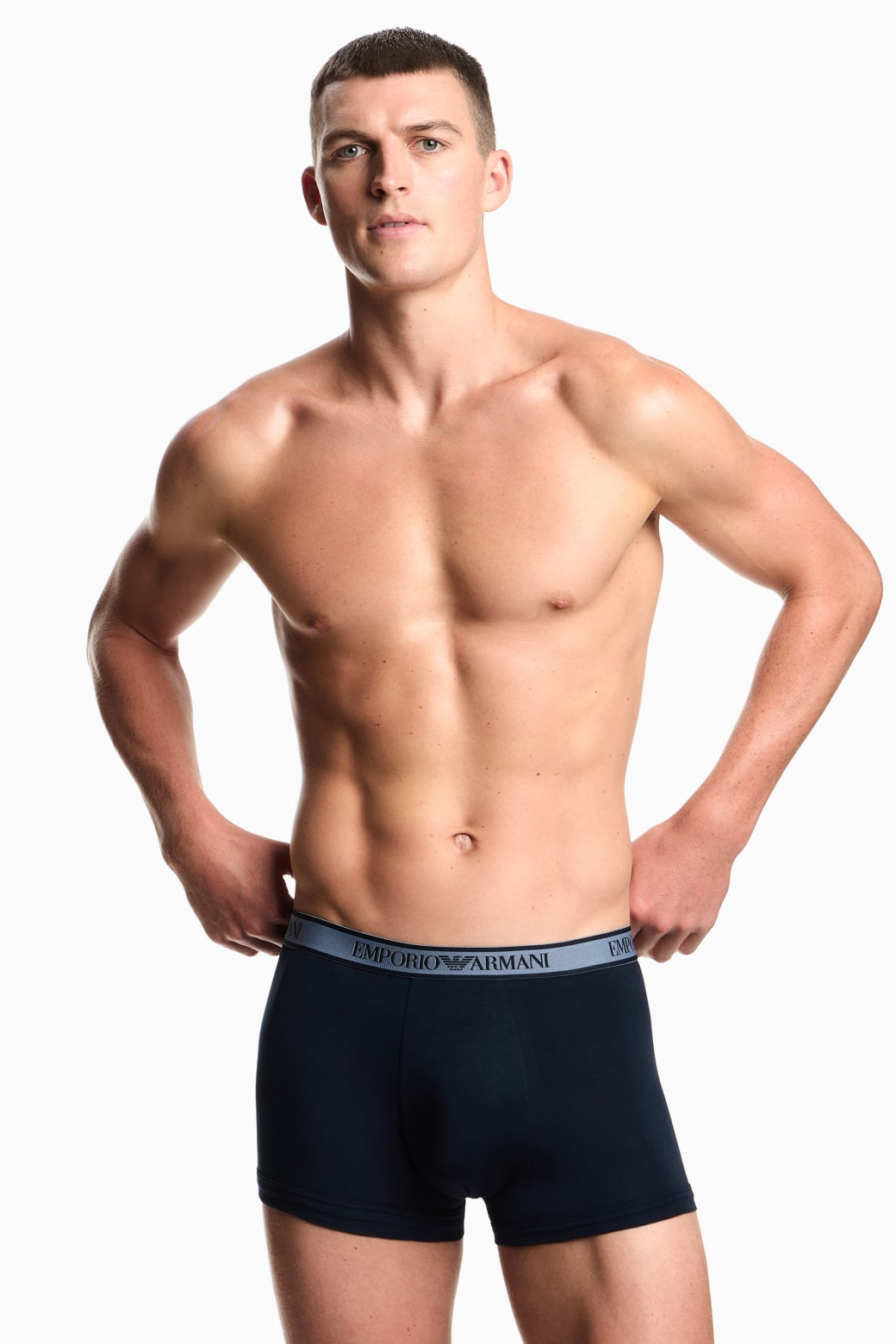 Armani trunk - short – 3-pack met Logo blauw