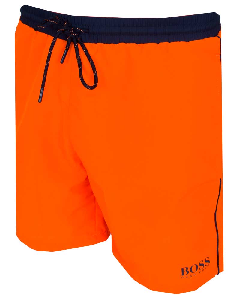 Hugo Boss Starfish zwemshort oranje-zwart
