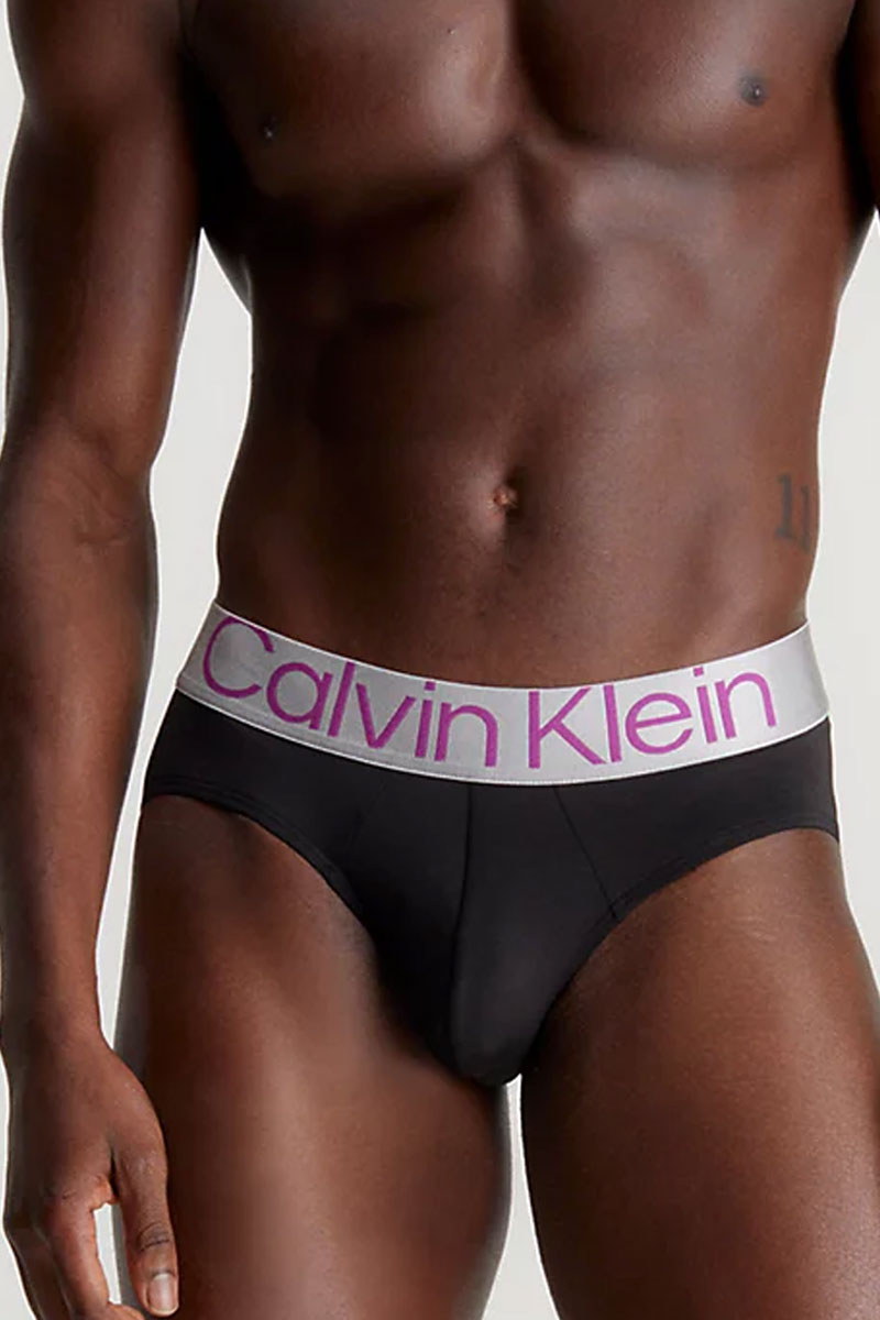 Calvin Klein Steel midi slips 3-pack blauw-grijs-zwart