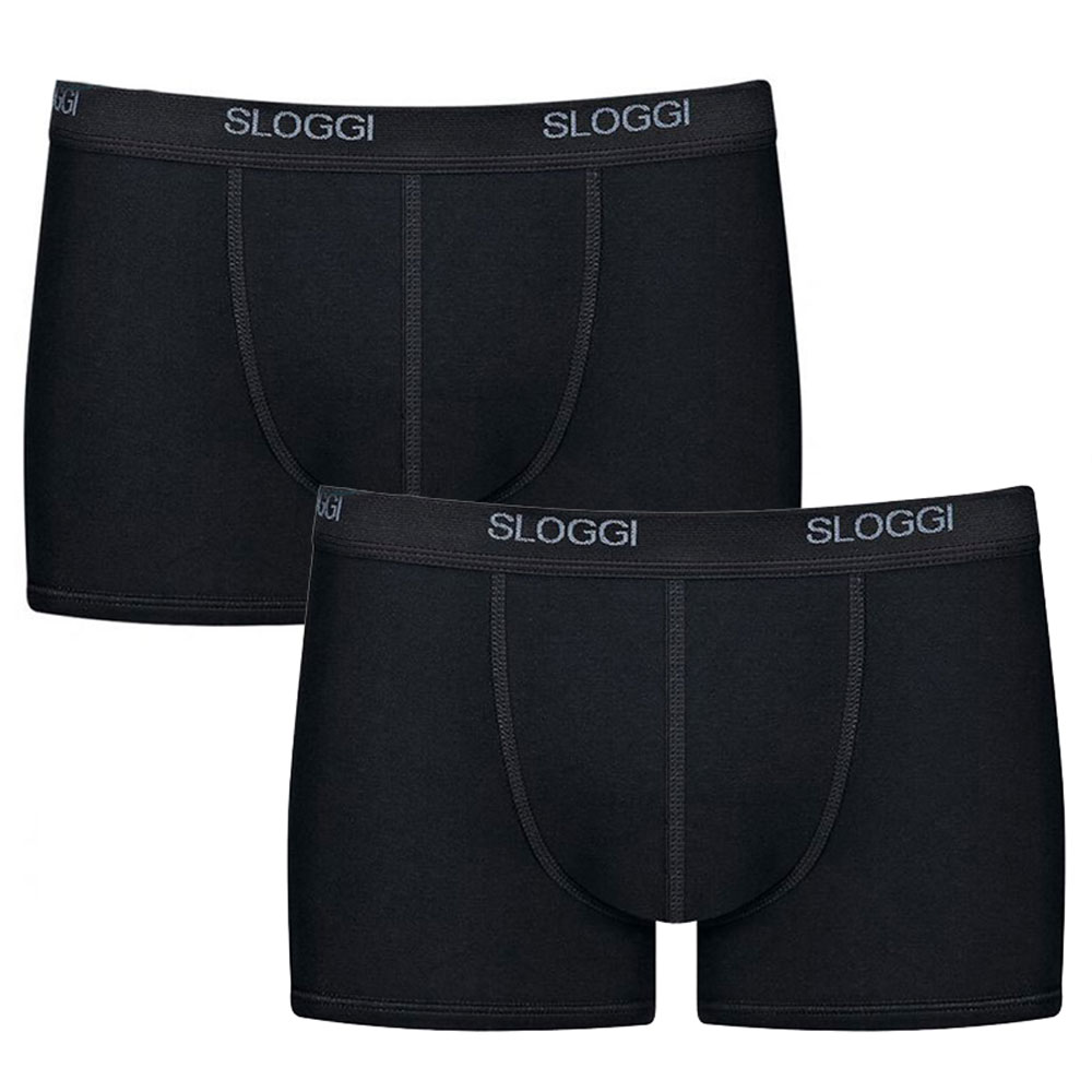 Sloggi  basic short 2-pack zwart