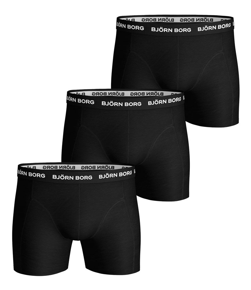 Bjorn Borg boxershorts Essential 3-pack zwart