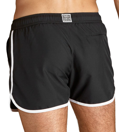 Bjorn Borg zwemshort Sandro zwart-wit achterkant