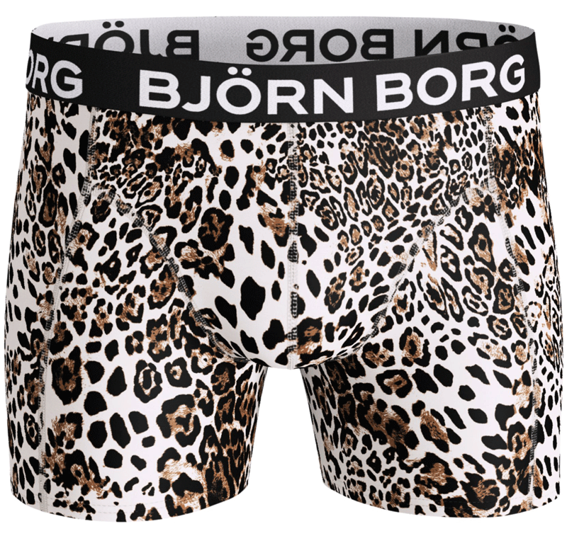 Bjorn Borg boxershort Leopard microfiber voorkant