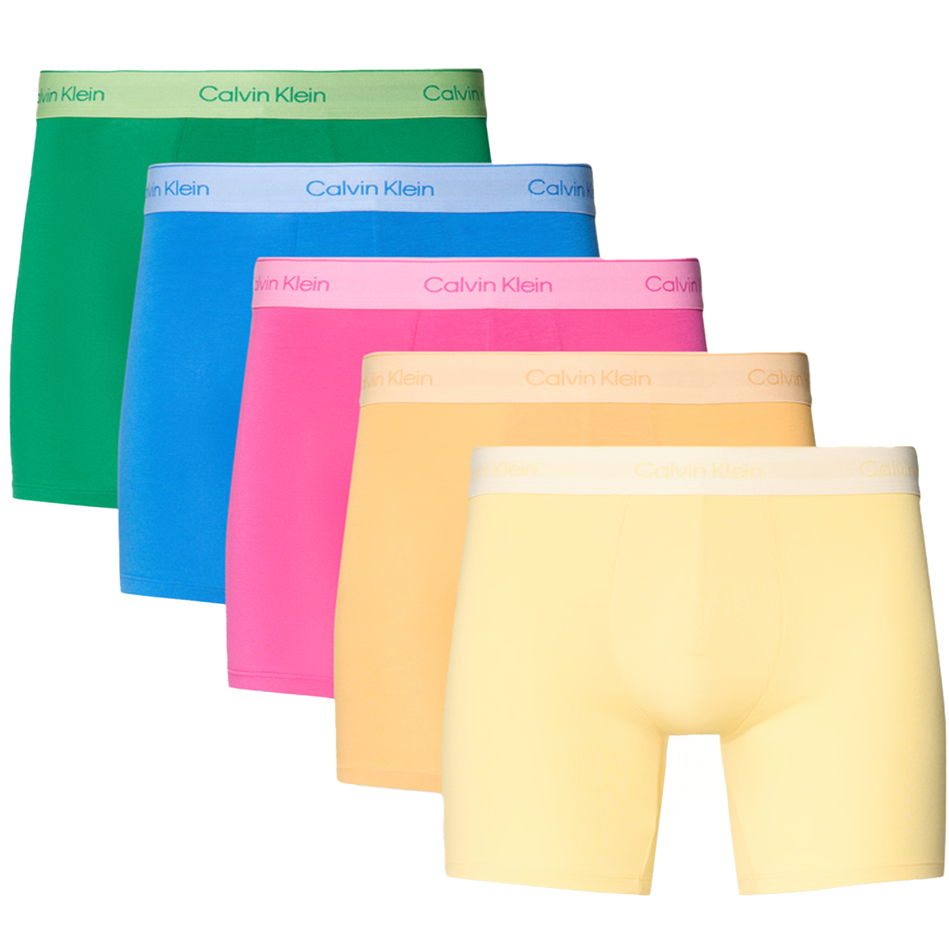 Calvin Klein Icon Boxershort long 5-pack mix kleuren