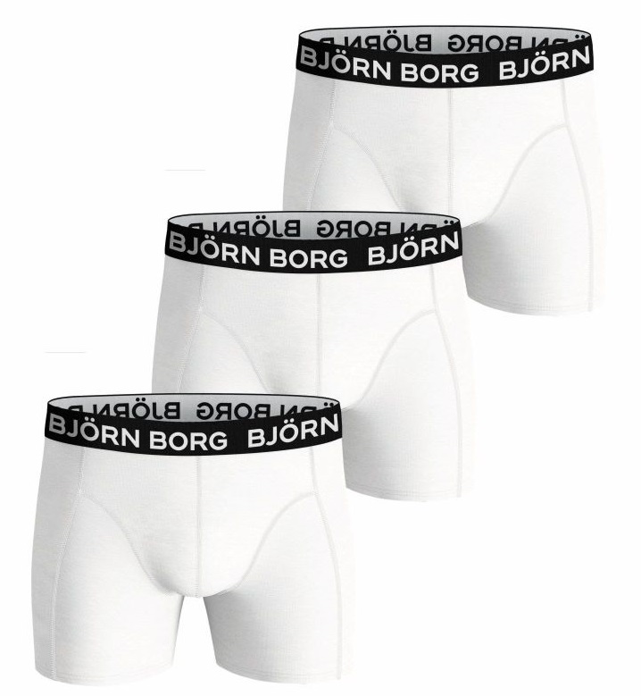 Bjorn Borg cotton stretch 3-pack wit