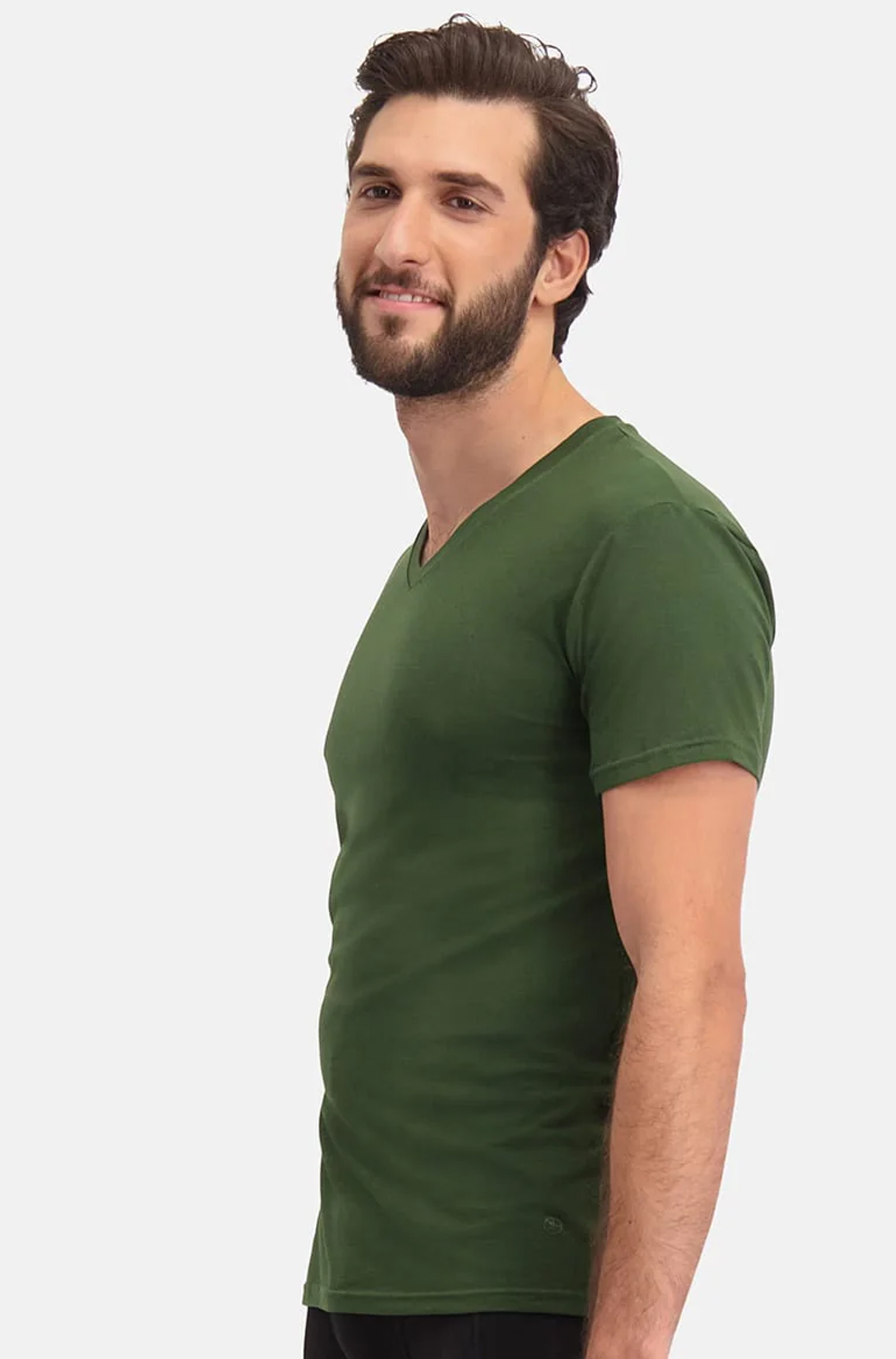 Bamboo basics T-shirts Velo 2-pack khaki 