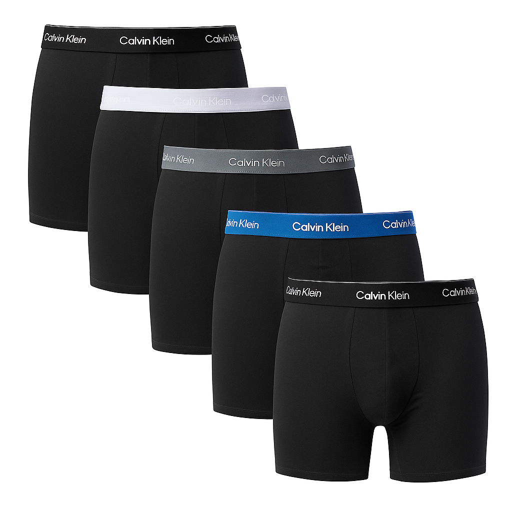Calvin Klein Icon Boxershort long 5-pack zwart  