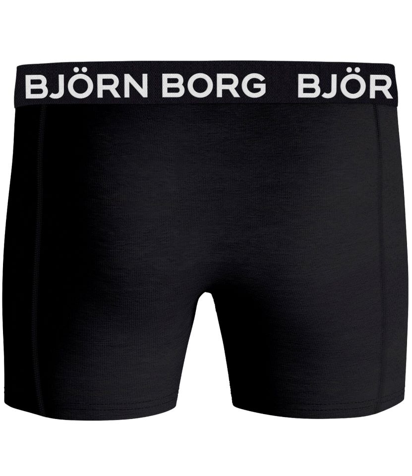 Bjorn Borg cotton stretch boxer achter zwart