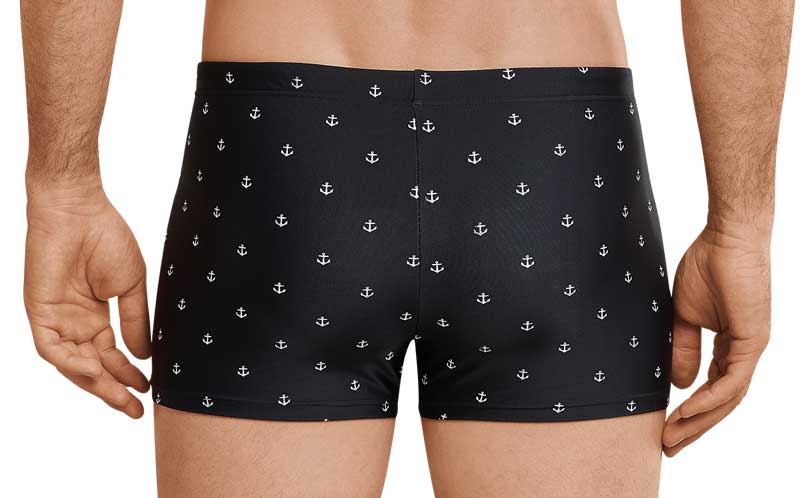 Schiesser zwemboxer ankers achterkant