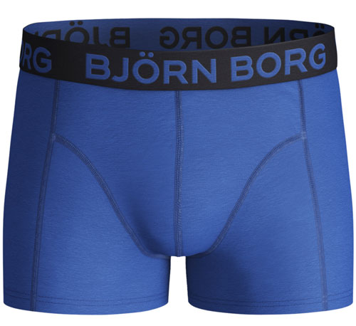 Björn Borg boxershorts kids 5-pack solid blauw