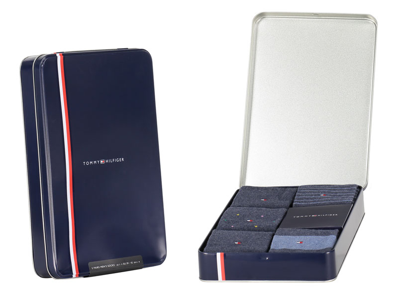 Tommy Hilfiger sokken giftbox jeans doosje