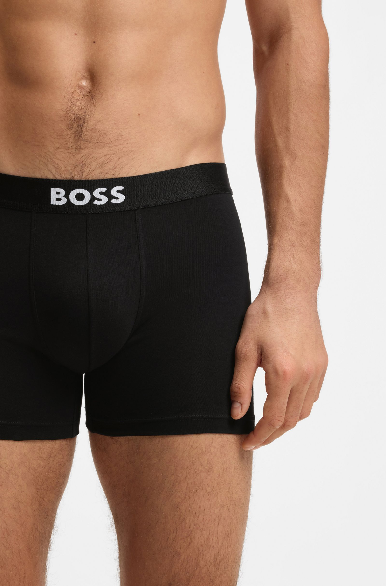 Boss ONE boxershorts 3-pack zwart  