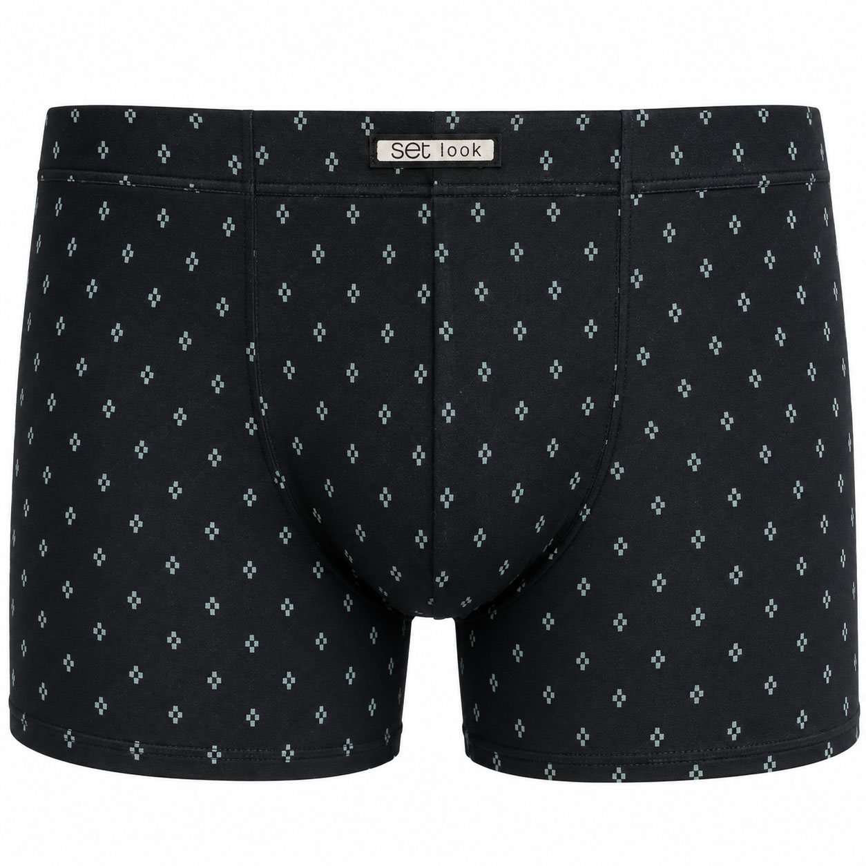 Set Boxershort Tie microfiber zwart