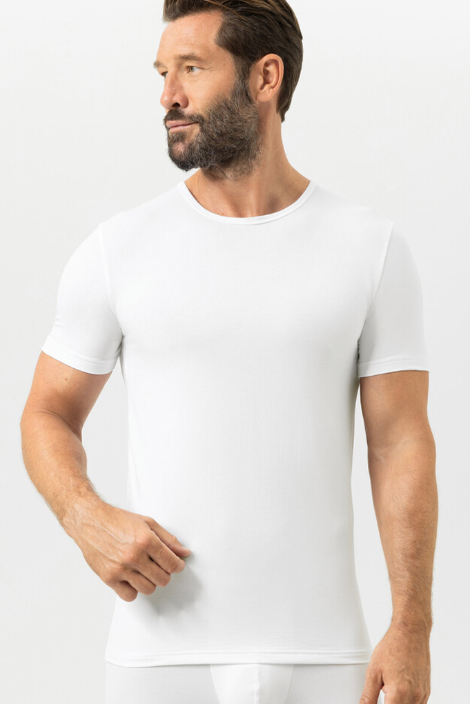 Mey T-shirt dry cotton ronde hals wit 